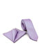 Legend Accessories Men's Tie Set Printed in Lilac Colour
