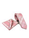 Legend Accessories Set of Men's Printed Ties in Pink Colour