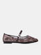 Women's Pointed Toe Brown Ballerina Shoes