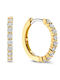 Ti Sento Silver Gold Plated Hoop Earrings 7958ZY