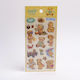 Teddy Island Series – Metallic Yellow And Pink Stickers