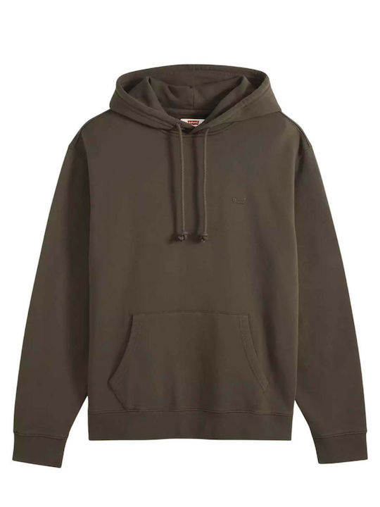Levi's Original Original Φούτερ με Κουκούλα Καφέ