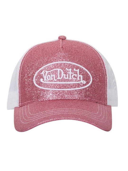 Von Dutch Блестящ Камионджия Шапка Vd 2 Cb Блестящ P Розов-vd 2 Cb Блестящ P-pink