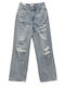 Women's Jean Pants With Rips in Slim Fit