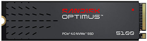 Optimus 5100 SSD 2TB M.2 mit PCI Express 4.0 Schnittstelle (Kompatibel mit PlayStation 5) SDSP51200TAN-000E0