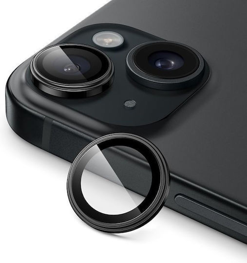 Siipro Lens Camera Tempered Glass Black Iphone 15/15 Plus