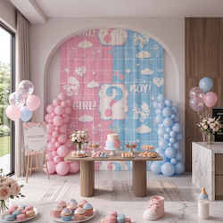Κουρτίνα Gender Reveal Αποκάλυψη Φύλου Boy Girl 2m Χ 1m Κουρτίνα Gender Reveal Αποκάλυψη Φύλου Boy Girl 2m Χ 1m
