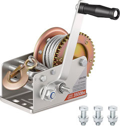Vevor Troliu Manual Pentru Barcă 1588 Kg Cablu De Oțel 10 M Gssxsdjp3500dgtoq001v0