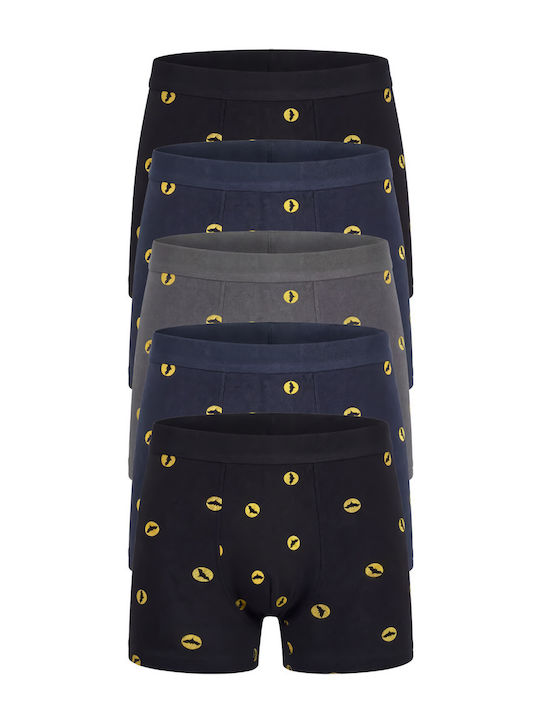 Boxeri Multicolori Pentru Bărbați 5Pack