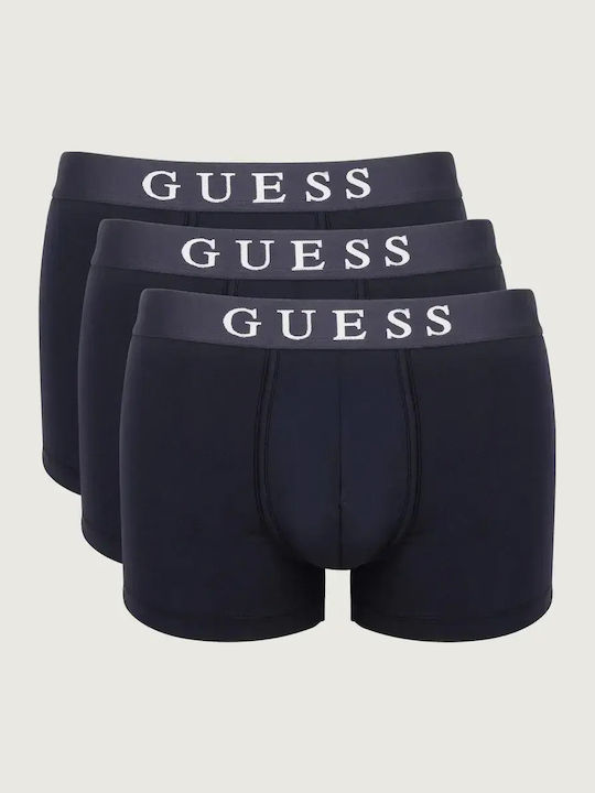Guess Ανδρικά Μποξεράκια Navy Sea 3Pack