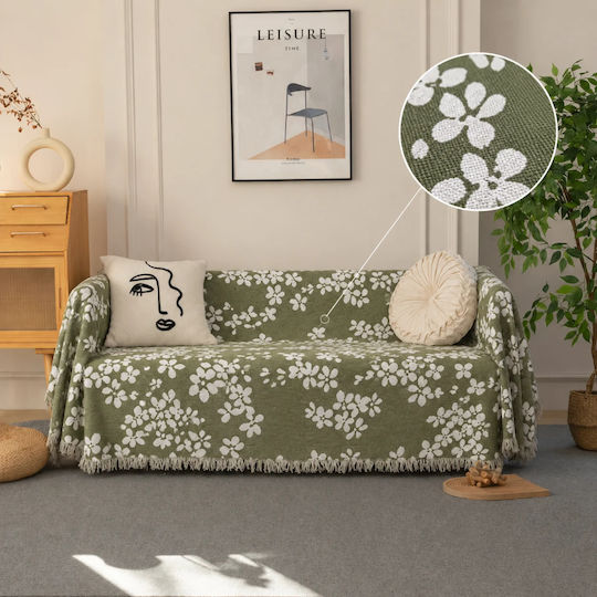My Home Luxury Σετ Ριχτάρια 3τμχ Πράσινο