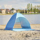 ikonka Pop Up Strandzelt Blau