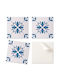 Set de Plăci de Vinil Ușor de Instalare Model Floral Frunze 20x20x20 Bucăți