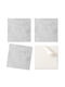 Set of PVC Tile Stickers Raw Concrete Texture 4x50x50 Pcs