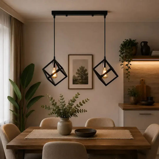 Lampă Negru-Cupru Homs Ro 40041