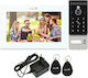 Interfon Video Smart Wi-Fi Ai pentru o familie Mentor Svk2102w 2 fire 10 inch Ips 2mp Fhd Card Pin Tuya Ip65 Alb
