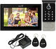 Interfon Video Smart Wi-Fi AI cu 2 Fire Mentor Svk271b 7 Inch Ips 2mp Fhd Card Pin Tuya Ip65 Negru