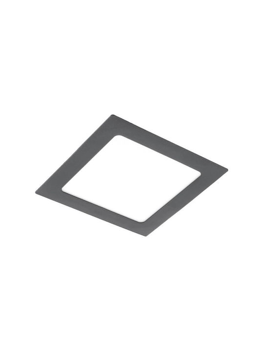 Εντοιχισμένος Φωτιστικός Led Matis Plus 13w Ip20 3000k Μαύρος