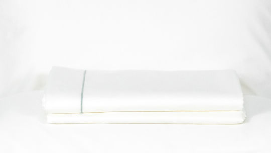 Cearceaf Satin Bumbac Linia Mărime Cearceaf 180x200 Cm Pearl Linia