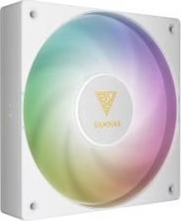 Gamdias Notus M1-1201 ARGB Reverse Blade Case Fan (1600rpm / 57.56cfm) με Σύνδεση 4-Pin PWM Λευκό
