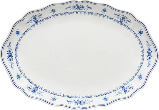 Servierplatte Oval Keramik Weiße