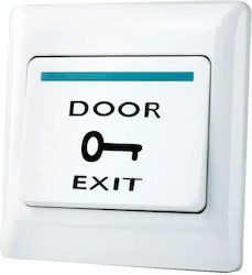 Mentor Acs031 Access Control Exit Button No Nc Com 12v Recessed Illuminated Fireproof