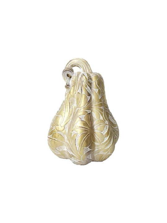 Διακοσμητική Κολοκύθα Polyresin Χρυσή Φ20xh25cm Espiel Vre104
