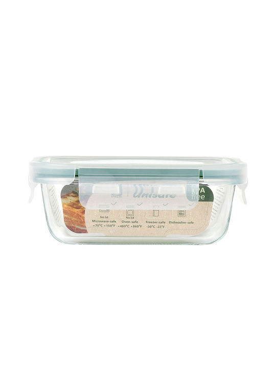 Uniglass Кутия за храна Стъклена 1.05л