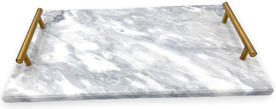 La Vie En Rose Decorative Marble Tray 38x22cm