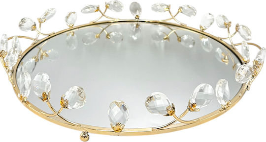 La Vie En Rose Rin-G27 Glass Decorative Tray