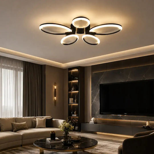 Led Chandelier 3 Color Light Homs Ro Lx 40028