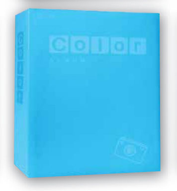 ZEP ZEP Fotoalbum Farbe Hellblau mit Reispapier 24x24cm