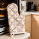 Fabric Pink Oven Mitt