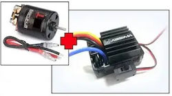 Комбо ESC 1:10 Четка 40A + Тласкач B-spec 17T Мотор