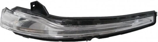 Φλας Led Στον Καθρέφτη Mercedes C-class E-class S-class Glc Διαφανές Κάλυμμα Χρωμιωμένο Ένθετο A 099 906 02 43