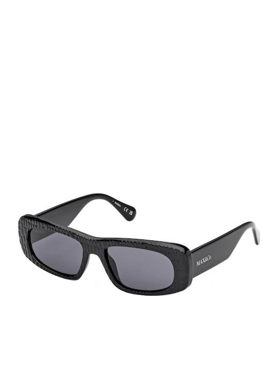 Max & Co Дамски Слънчеви очила с Черна рамка и Черни стъкла MO0142 01A Max & Co Дамски Слънчеви очила с Черна рамка и Черни стъкла MO0142 01A