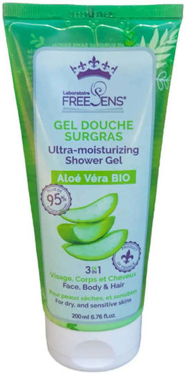 Freesens Gel de duș calmant cu aromă de nucă de cocos 200ml