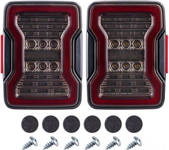 Σετ Πίσω Φώτων Led Σκούρων Jeep Wrangler 55077891ac