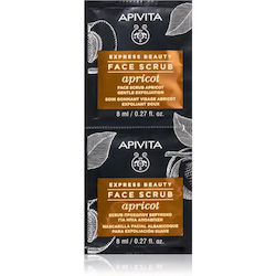 Apivita Apricot Gesichtspeeling Creme 6 x 8ml