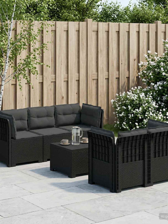 Garten- und Outdoor-Möbelsets Wohnbereich 5 Stü...