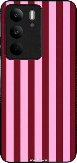 Sonique Stripe Stories Series Case Realme C75 4G Realme 14X 5G Striped Pink – Red