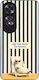 Sonique Stripe Stories Series Oppo A60 Case Bor...