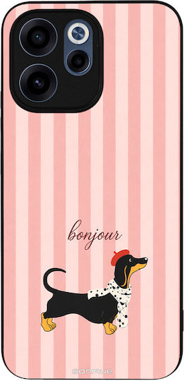 Sonique Stripe Stories Series Case Oppo Reno15 F 5G Oppo Reno15 Fs 5G Bonjour Puppy