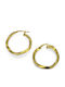 Silver Gold Plated Hoop Earrings