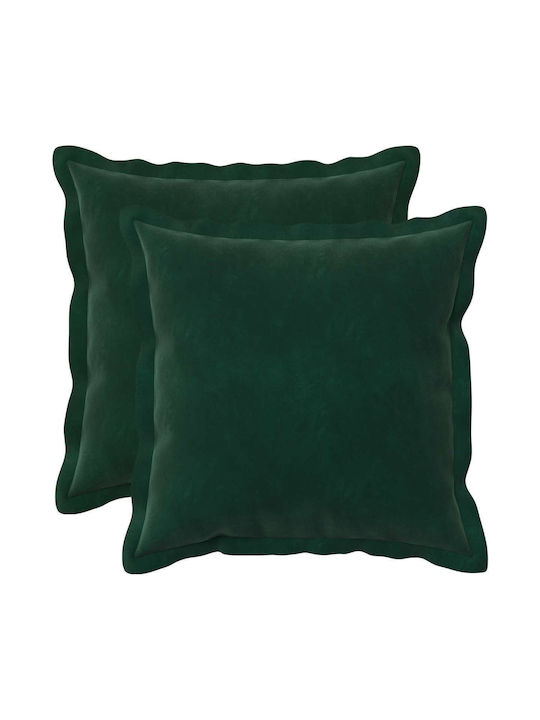vidaXL Sofa-Kissen Houten aus Samt Dunkelgrün 5...