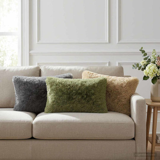 vidaXL Μαξιλάρι Καναπέ Heerlen Ανοιχτό Γκρι 50x75εκ.