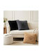 vidaXL Heerlen Sofa Cushion Black 80x80cm