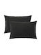 vidaXL Sofa-Kissen Heerlen aus Samt Schwarz 30x50cm