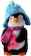 Plush Christmas Penguin With Hat 35cm