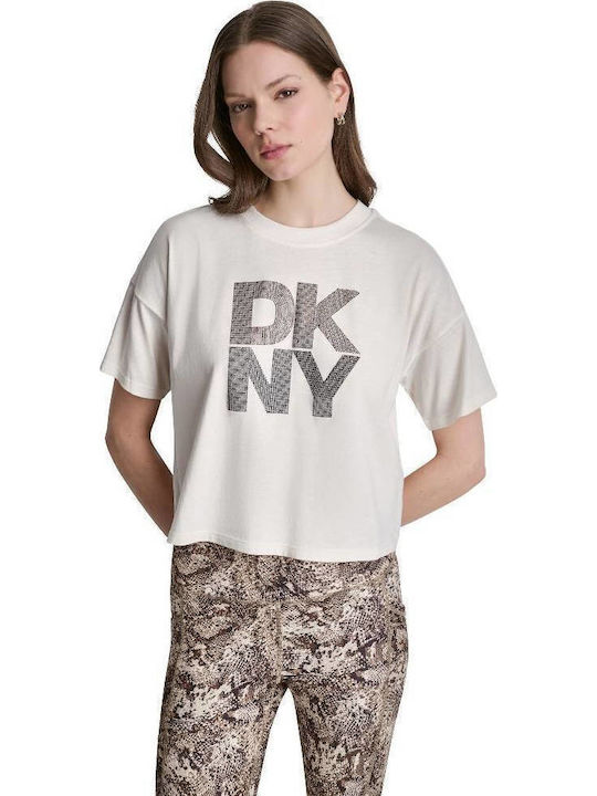 DKNY Women's T-shirt Eggnog
